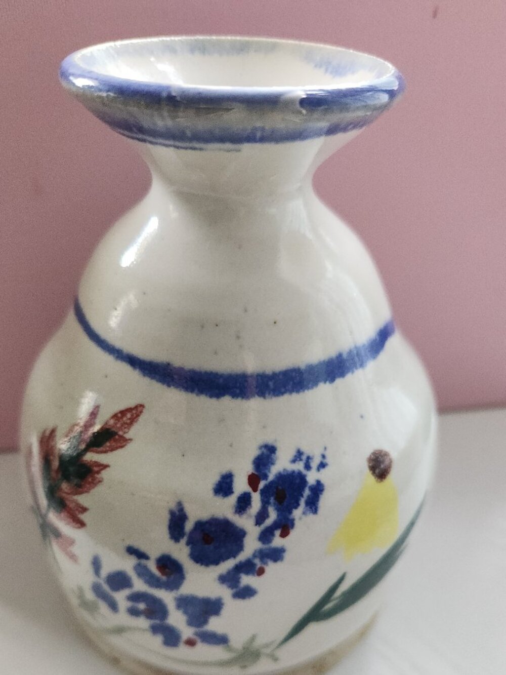 Vase, Hand Painted and Signed by the Artist